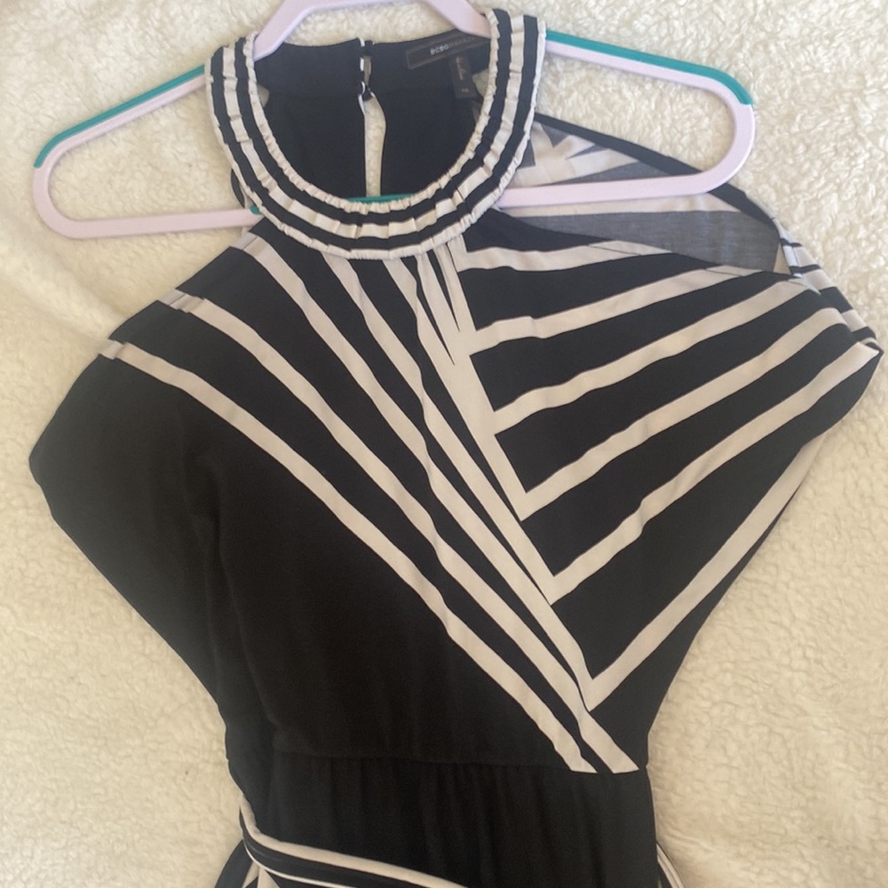 BCBGmaxazria Karsen Side Slit Tie Waist Maxi Dress XS - Picture 6 of 9